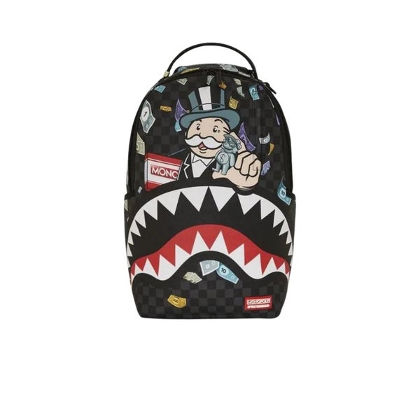 Sprayground Monopoly X Characters DLXSV Unisex OS Black Printed Backpack SGB27