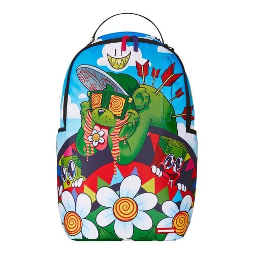 Sprayground Money Bear Weirdo DLXR Unisex OS Multicolor Printed Backpack SGB30