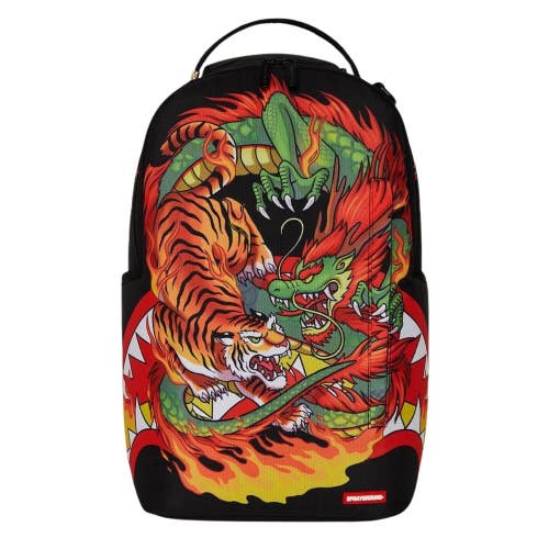 Sprayground Tiger vs Dragon DLXR Bag Unisex OS Multicolor Printed Backpack SGB19