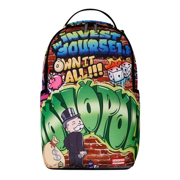 Sprayground Monopoly Graffiti Gold Rush DLXR Unisex OS Multicolor Backpack SGB25