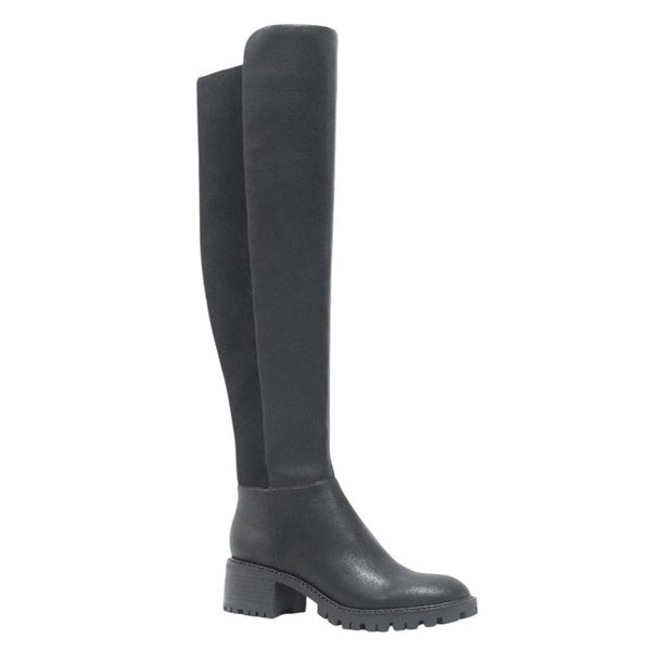 Kenneth Cole New York Riva KL23RVA01 Boots Womens 9.5 Black Over-the-Knee TZP719