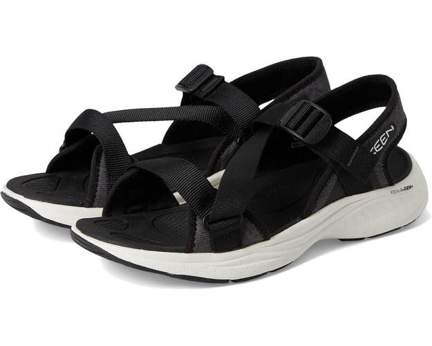 Keen Reiki 1030283 Sandals Women's US 12 Black Open Toe Adjustable Strap TZP966