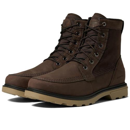 Sorel Carson Storm Boots Men's 11 Brown Waterproof Round Toe Ankle Combat TZP717