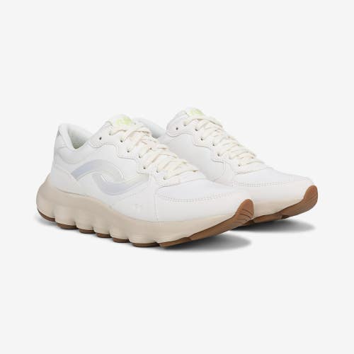 Ryka Podflow Retro Sneakers Women's US 7.5 White Alyssum Running Shoes TZP754