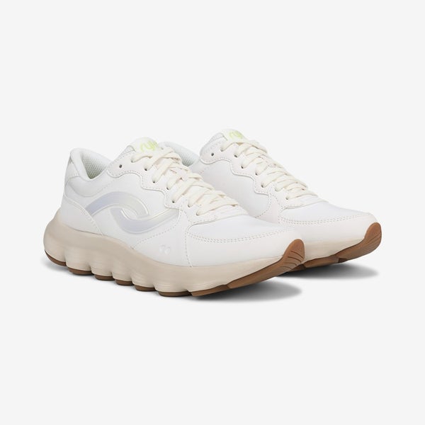 Ryka Podflow Retro Sneakers Women's US 7.5 White Alyssum Running Shoes TZP754