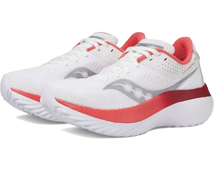 Saucony Kinvara Pro Sneakers Women's US 6.5 White Cayenne Running Shoes TZP749