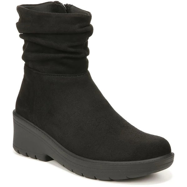Bzees Berkley Boots Women's US 8 Black Side Zipper Round Toe Ankle Bootie TZP796
