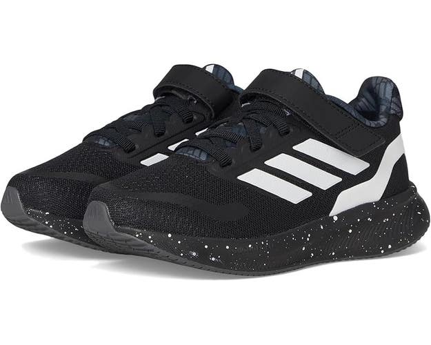 Adidas Run Falcon 5 JR5833 Sneakers Kids US 12 Black Mesh Running Shoes TZP745