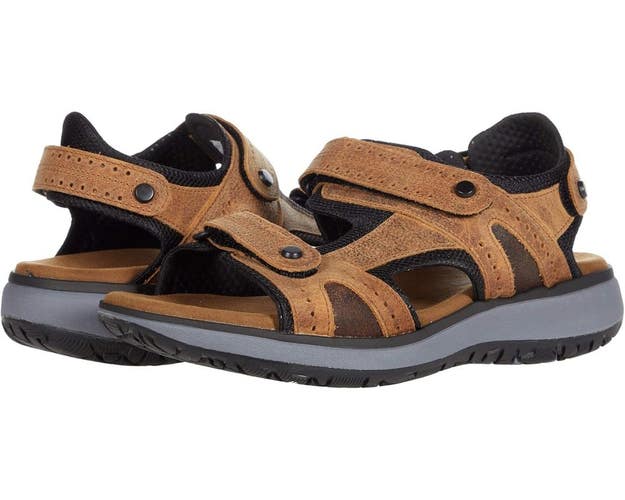 SAS Maverick 3778-830 Men's US 13 Stampede Leather Double Strap Sandals TZP738