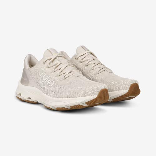 Ryka Devotion X Sneakers Womens US 11W French Beige Lace Up Walking Shoes TZP961