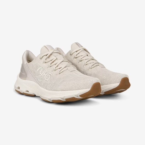 Ryka Devotion X Sneakers Womens US 11W French Beige Lace Up Walking Shoes TZP961