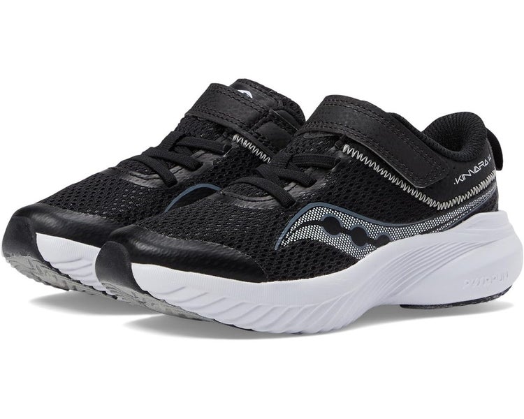 Saucony Kinvara 14 A/C SK267270 Sneakers Kids 5 Black Gray Running Shoes TZP818