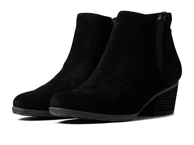 Blondo Victory Bootie Womens US 7.5 Black Side ZiP Waterproof Ankle Boots TZP760