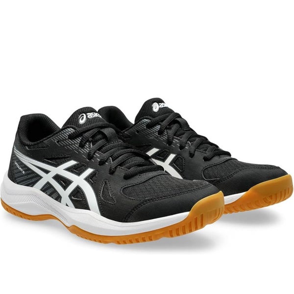 Asics Upcourt 6 1072A107-001 Sneakers Womens Black White Volleyball Shoes TZP762