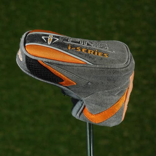 PING I-SERIES BLADE PUTTER HEADCOVER GRAY / ORANGE ~ LOOK!!
