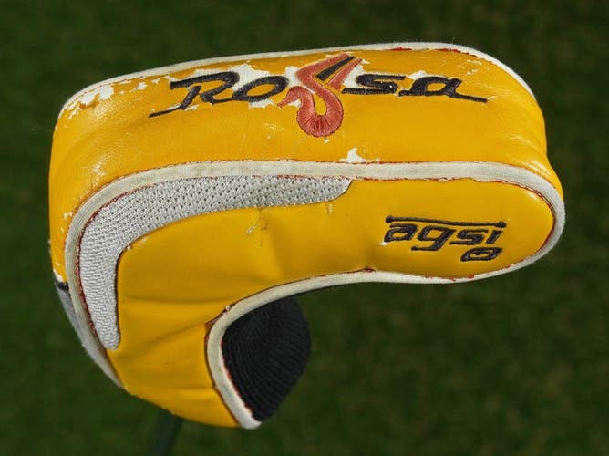 TAYLORMADE ROSSA AGSI+ BLADE PUTTER HEADCOVER YELLOW / BLACK / RED ~ LOOK!!