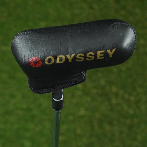 ODYSSEY BLADE PUTTER HEADCOVER BLACK / GOLD ~ VINTAGE!!