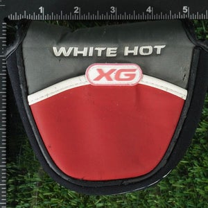 ODYSSEY WHITE HOT XG MALLET PUTTER HEADCOVER MAGNETIC BLACK / RED / GRAY ~ LOOK!