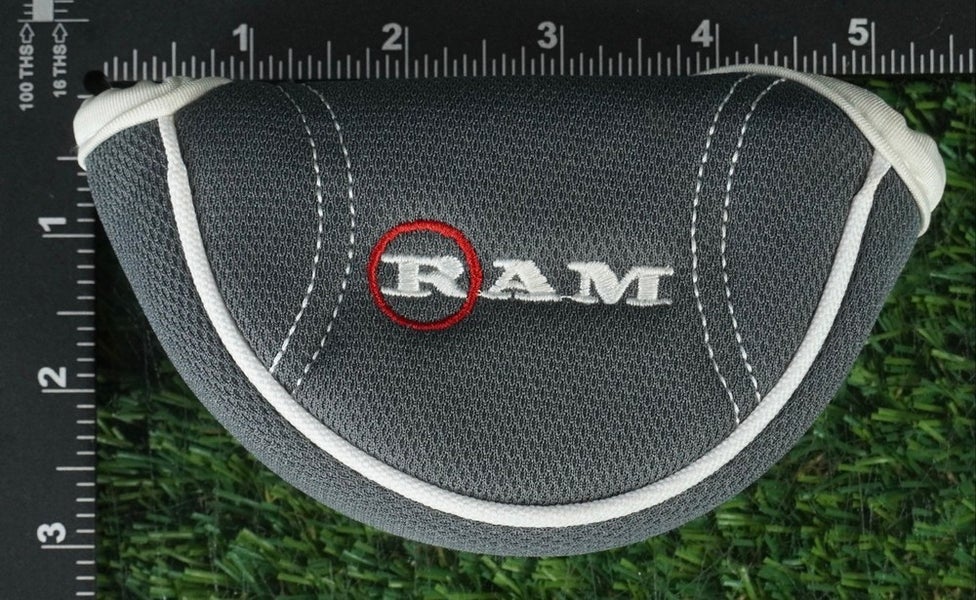 RAM MID MALLET PUTTER HEADCOVER GRAY / WHITE ~ LOOK!!