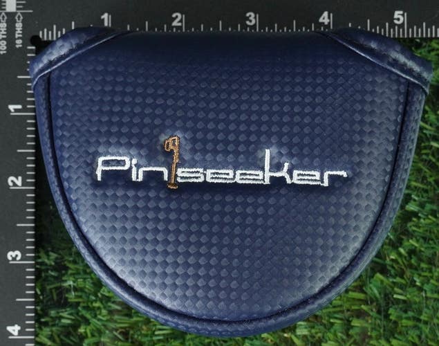 PINSEEKER MALLET PUTTER HEADCOVER BLUE / WHITE ~ LOOK!!