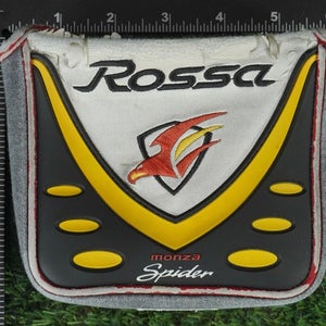 TAYLORMADE ROSSA MONZA SPIDER MALLET PUTTER MAGNETIC HEADCOVER GRAY/BLACK/YELLOW