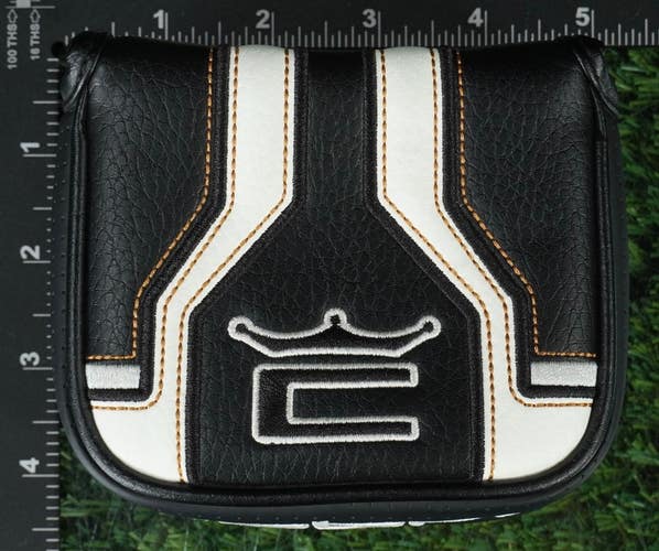 KING COBRA SMALL MALLET PUTTER HEADCOVER BLACK / WHITE / ORANGE ~ LOOK!!