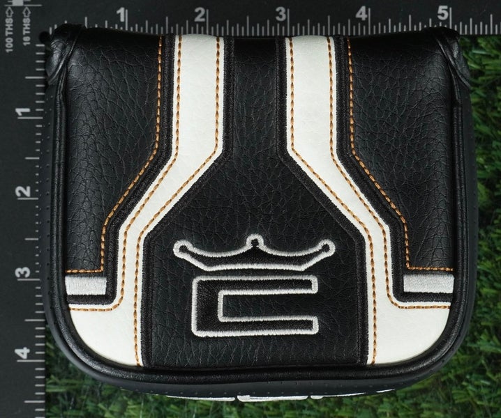 KING COBRA SMALL MALLET PUTTER HEADCOVER BLACK / WHITE / ORANGE ~ LOOK!!
