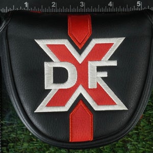 ODYSSEY DFX MALLET PUTTER HEADCOVER BLACK / RED / WHITE ~ LOOK!!