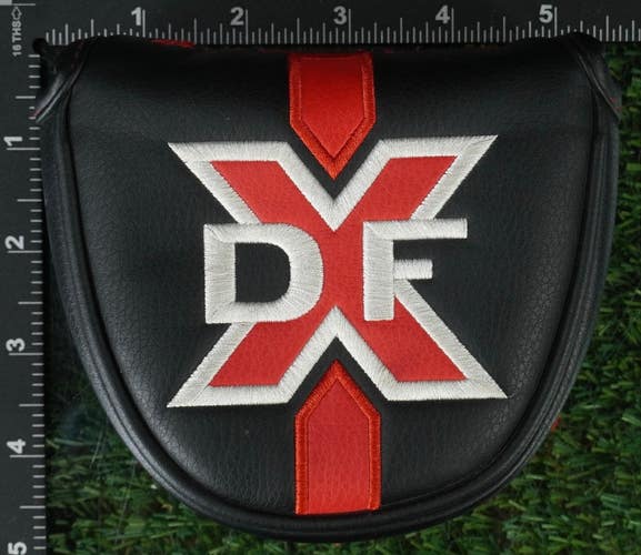 ODYSSEY DFX MALLET PUTTER HEADCOVER BLACK / RED / WHITE ~ LOOK!!