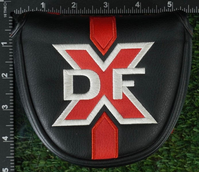 ODYSSEY DFX MALLET PUTTER HEADCOVER BLACK / RED / WHITE ~ LOOK!!