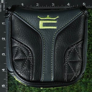 COBRA KING MALLET PUTTER HEADCOVER VINTAGE BLACK / GREEN / WHITE ~ LOOK!!