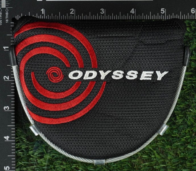 ODYSSEY 2-BALL SRT MALLET PUTTER HEADCOVER BLACK / RED / WHITE ~ LOOK!!