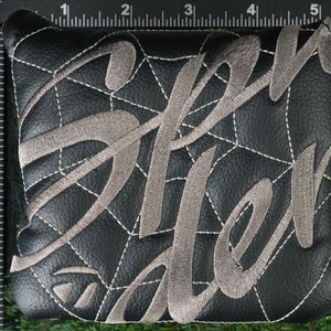 TAYLORMADE SPIDER GT MALLET PUTTER HEADCOVER MAGNETIC BLACK / GRAY / WHITE