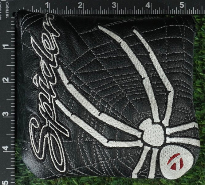 TAYLORMADE SPIDER MALLET PUTTER HEADCOVER BLACK / GRAY / WHITE ~ LOOK!!