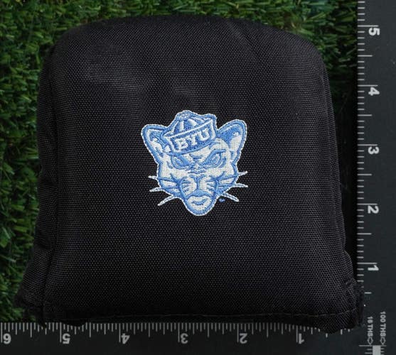 BYU MALLET PUTTER HEADCOVER BRIGHAM YOUNG UNIVERSITY COSMO COUGARS BLACK / BLUE