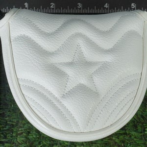 HELLO NRC MALLET PUTTER HEADCOVER MAGNETIC STAR WHITE ~ LOOK!!
