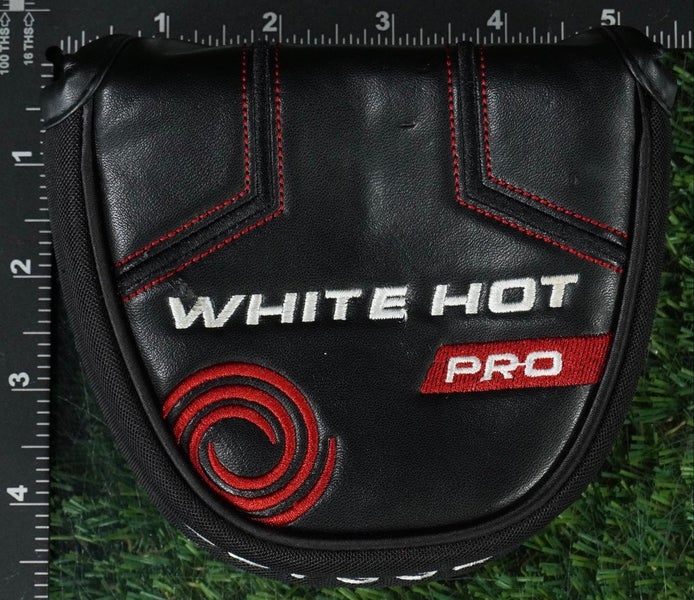 ODYSSEY WHITE HOT PRO MALLET PUTTER HEADCOVER BLACK / RED / WHITE ~ LOOK!!