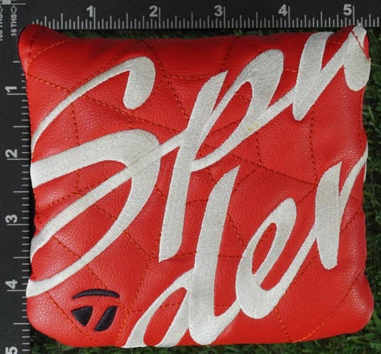 TALYORMADE SPIDER GT MALLET PUTTER HEADCOVER MAGNETIC BLACK / RED / WHITE