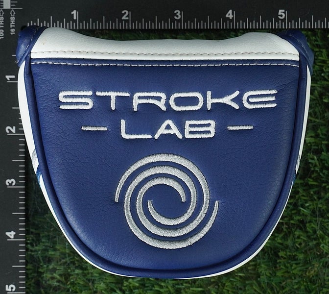 ODYSSEY STROKE LAB MALLET PUTTER HEADCOVER MAGNETIC BLUE / WHITE ~ LOOK!!