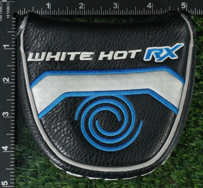 ODYSSEY WHITE HOT RX MALLET PUTTER HEADCOVER MAGNETIC BLACK / BLUE / WHITE