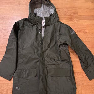 Green Men's Medium Helly Hansen Workwear Jacket (Used)