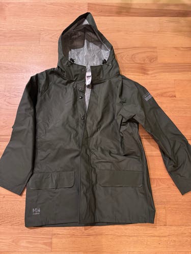 Green Men's Medium Helly Hansen Workwear Jacket (Used)