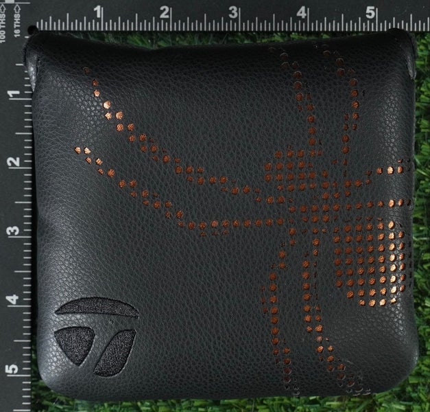 TAYLORMADE SPIDER TOUR X MALLET PUTTER HEADCOVER MAGNETIC BLACK ~ LOOK!