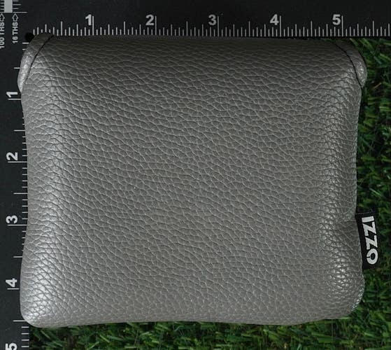 IZZO MALLET PUTTER HEADCOVER MAGNETIC GRAY / BLACK ~ LOOK!!