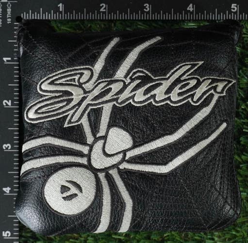 TAYLORMADE SPIDER MALLET PUTTER HEADCOVER BLACK / GRAY ~ LOOK!!