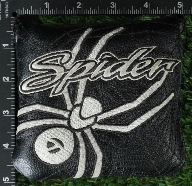 TAYLORMADE SPIDER MALLET PUTTER HEADCOVER BLACK / GRAY ~ LOOK!!