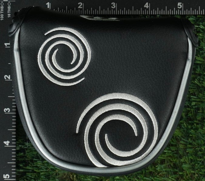 ODYSSEY MICROHINGE MALLET PUTTER HEADCOVER MAGNETIC BLACK / SILVER ~ LOOK!!