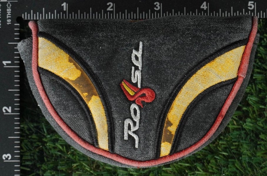 TAYLORMADE ROSSA AGSI+ MID MALLET PUTTER MONTE CARLO HEADCOVER MAGNETIC BLACK