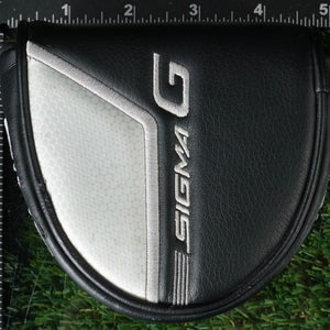 PING SIGMA G MALLET PUTTER HEADCOVER MAGNETIC BLACK / SILVER ~ LOOK!!