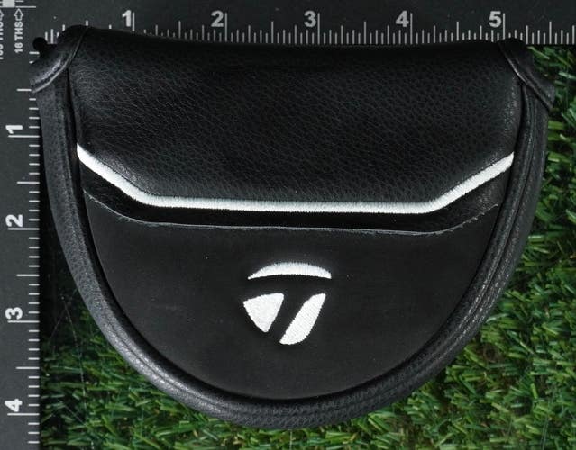 TAYLORMADE TP MALLET PUTTER HEADCOVER MAGNETIC BLACK / WHITE ~ LOOK!!